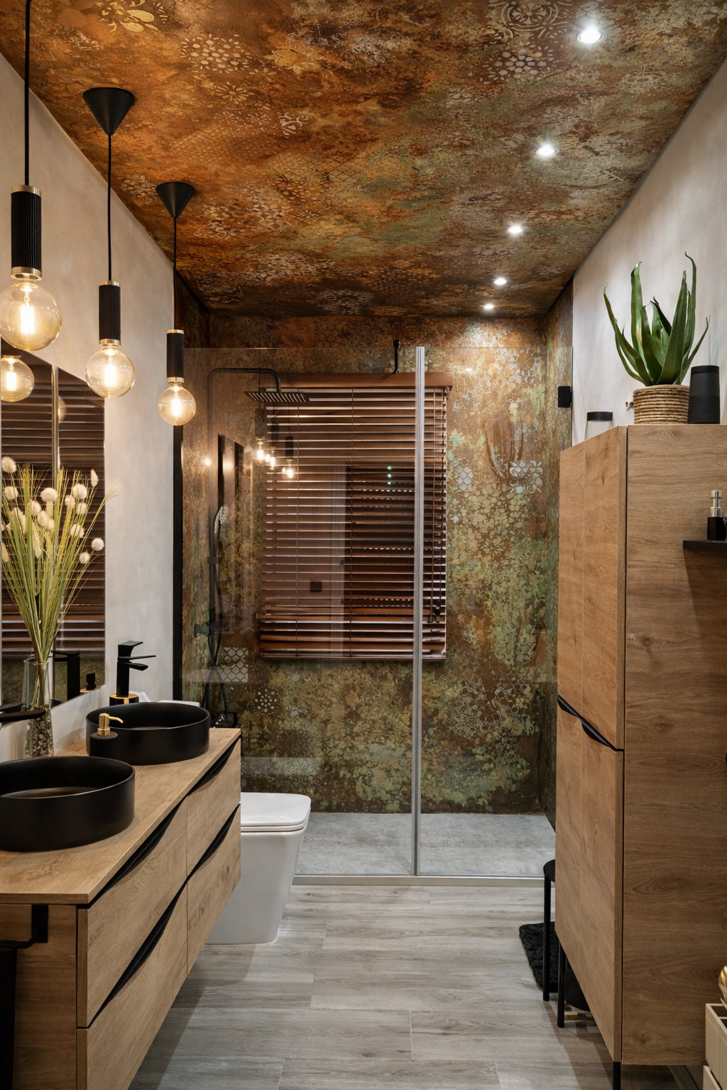 Acabado veneciano en interior