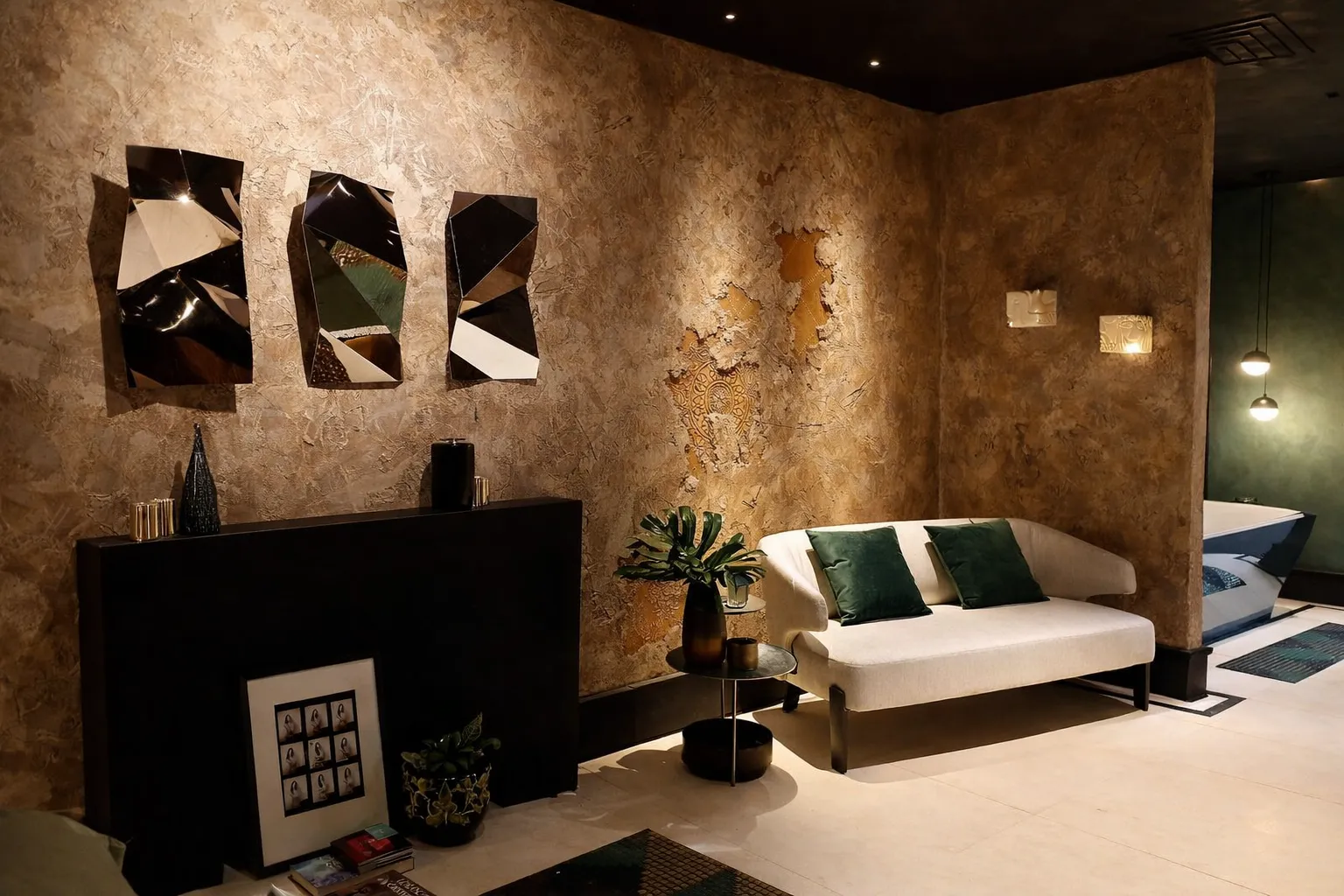 Acabado muro antiguo